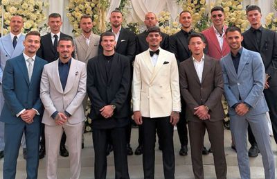 „Naționala” României, la nunta lui Florinel Coman! Imagini tari de la petrecere