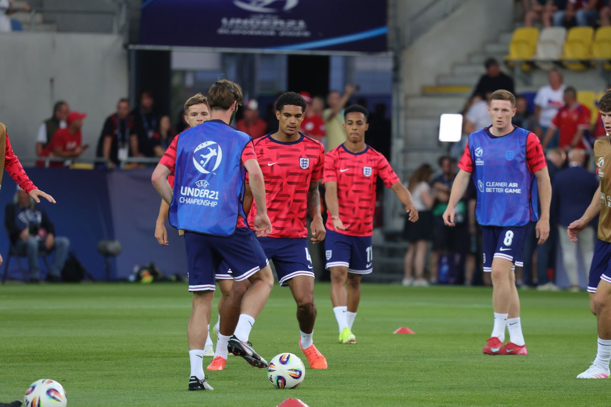 Cehia U21 - Anglia U21, imagini premergătoare partidei