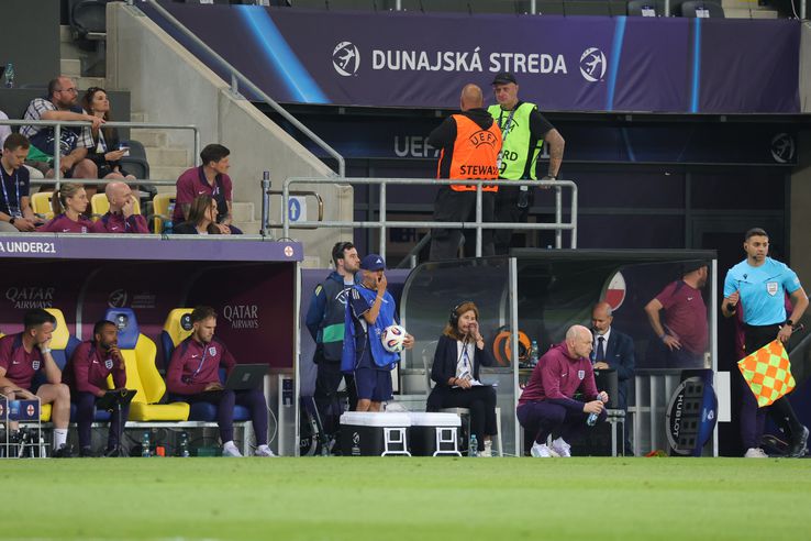Cehia U21 - Anglia U21, Nume uriașe pe banca tehnică a britanicilor // foto: Ionuț Iordache (GSP)
