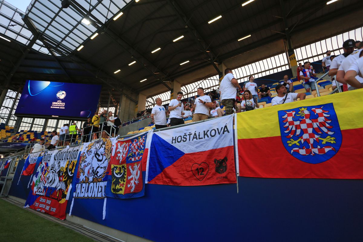 Cehia U21 - Anglia U21, imagini premergătoare partidei