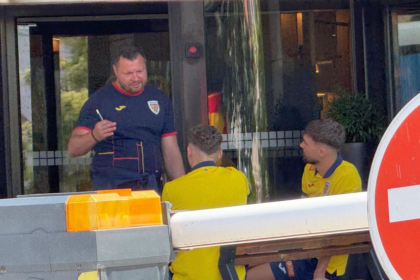 A doua zi după penalty-ul ratat cu Italia, Louis Munteanu a fost băgat „în ședință” de oficialii FRF, chiar în fața hotelului