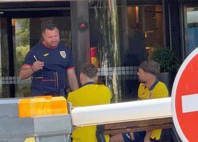 A doua zi după penalty-ul ratat cu Italia, Louis Munteanu a fost băgat „în ședință” de oficialii FRF, chiar în fața hotelului