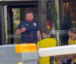 A doua zi după penalty-ul ratat cu Italia, Louis Munteanu a fost băgat „în ședință” de oficialii FRF, chiar în fața hotelului