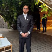 Denis Alibec la nunta lui Florinel Coman / Foto: Instagram