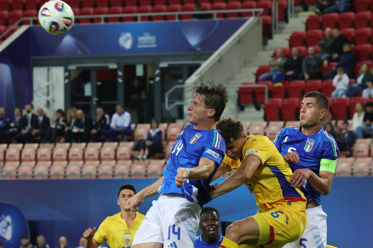 Imagini bune de la Italia U21 - România U21