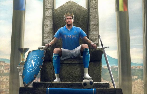 Kevin de Bruyne a fost prezentat oficial la Napoli: „Regele este aici”