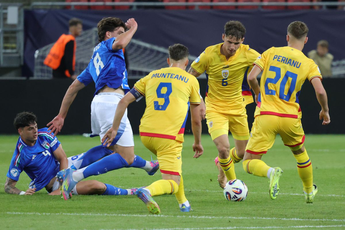 Imagini bune de la Italia U21 - România U21