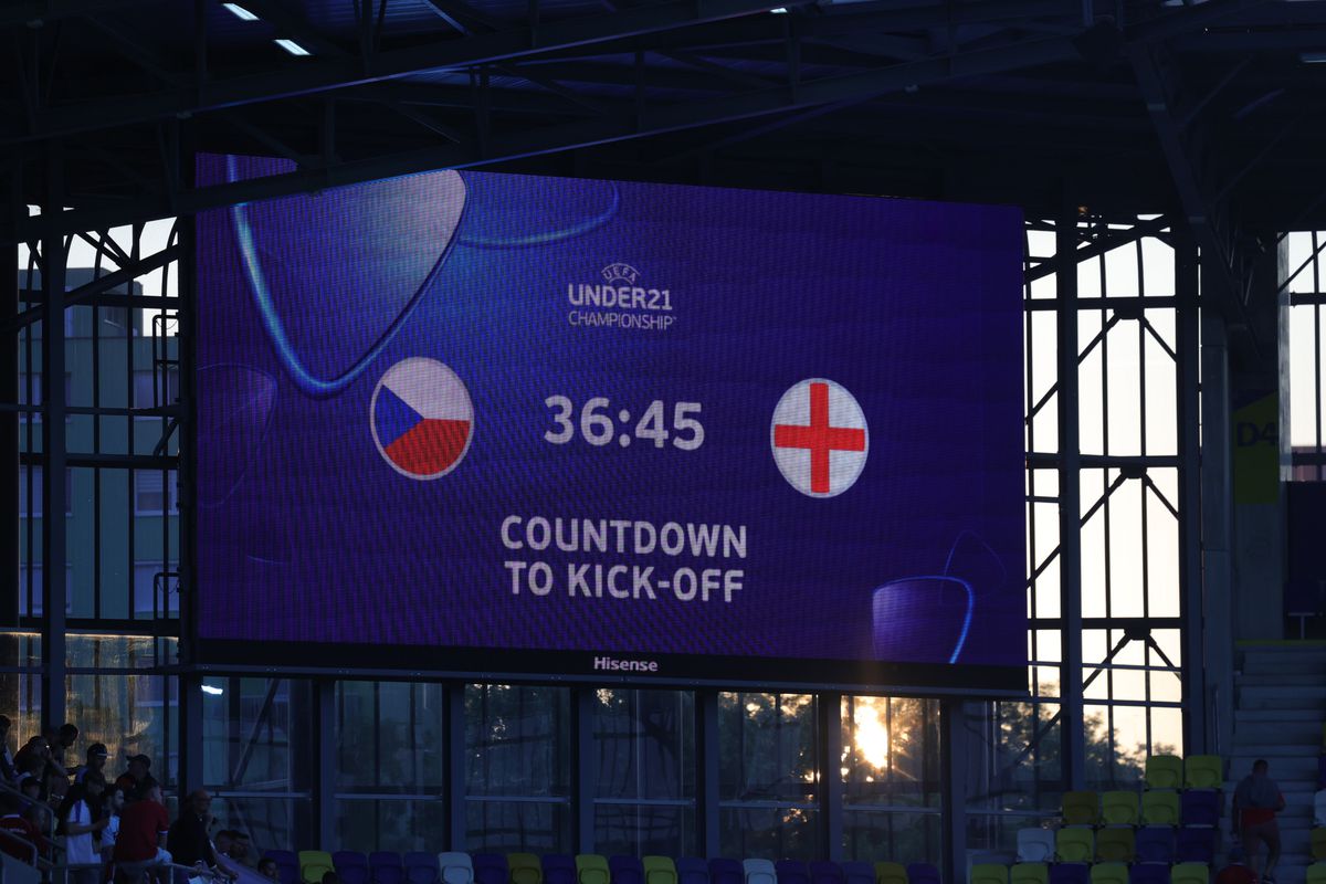 Cehia U21 - Anglia U21, imagini premergătoare partidei