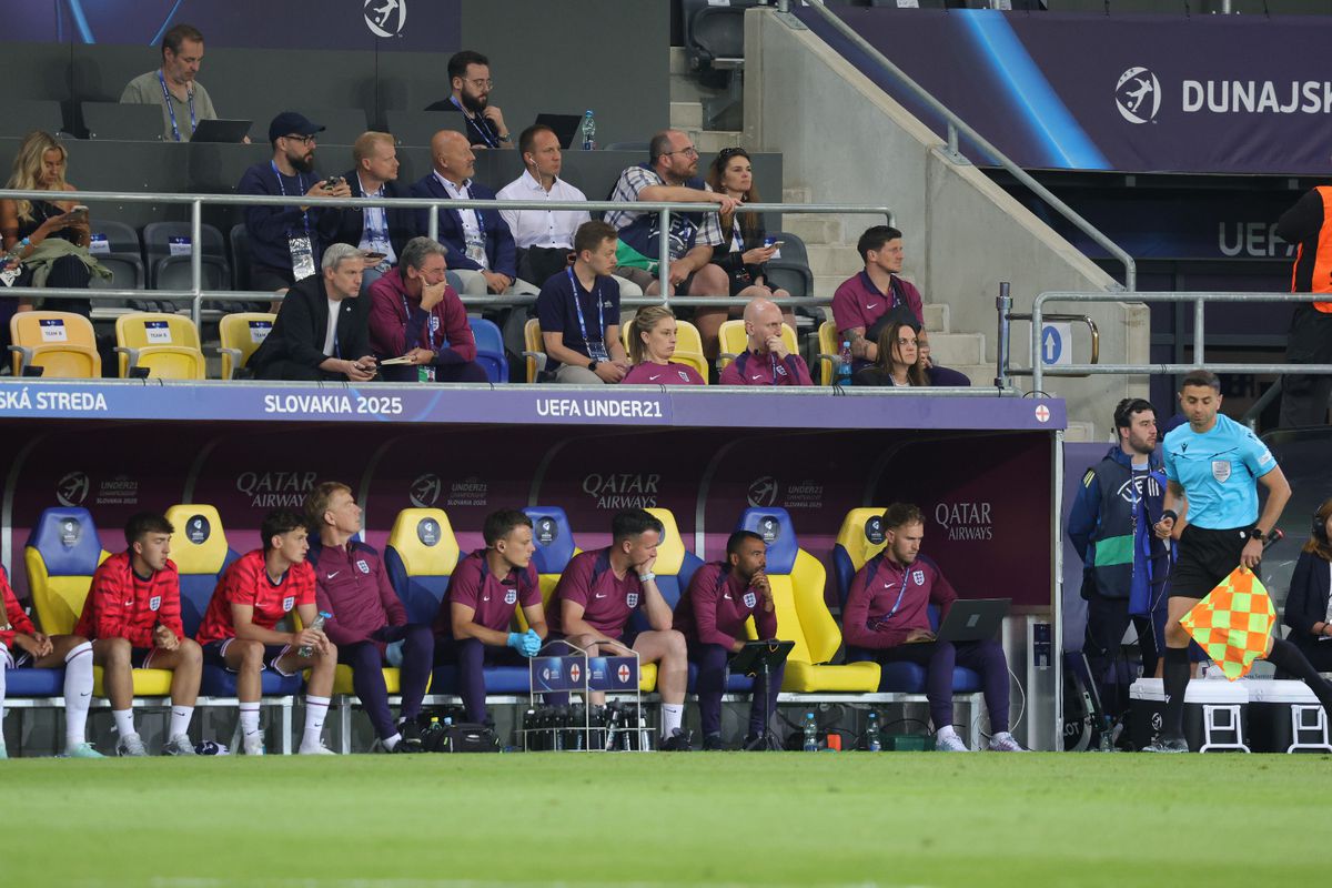 Staruri pe metru pătrat la banca tehnică a Angliei de la Europeanul U21: câștigători de Liga Campionilor și campioni din Premier League