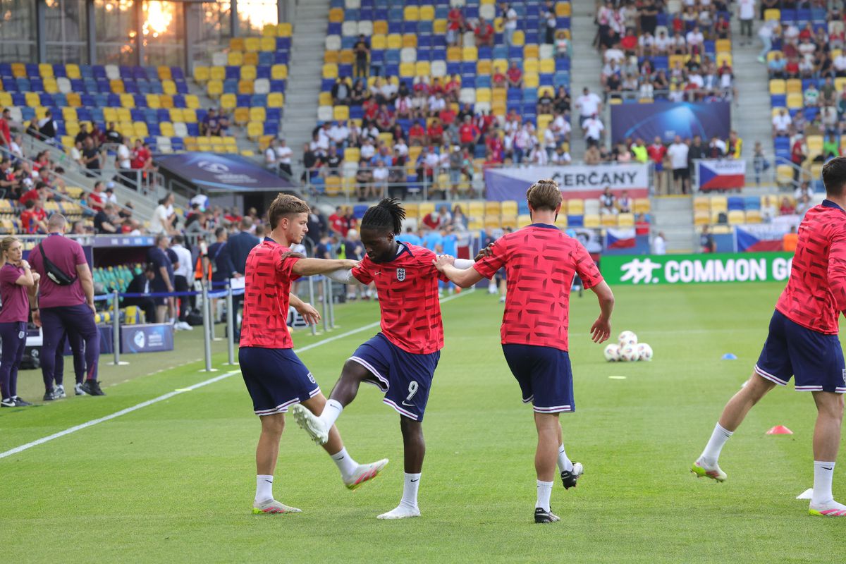 Cehia U21 - Anglia U21, imagini premergătoare partidei