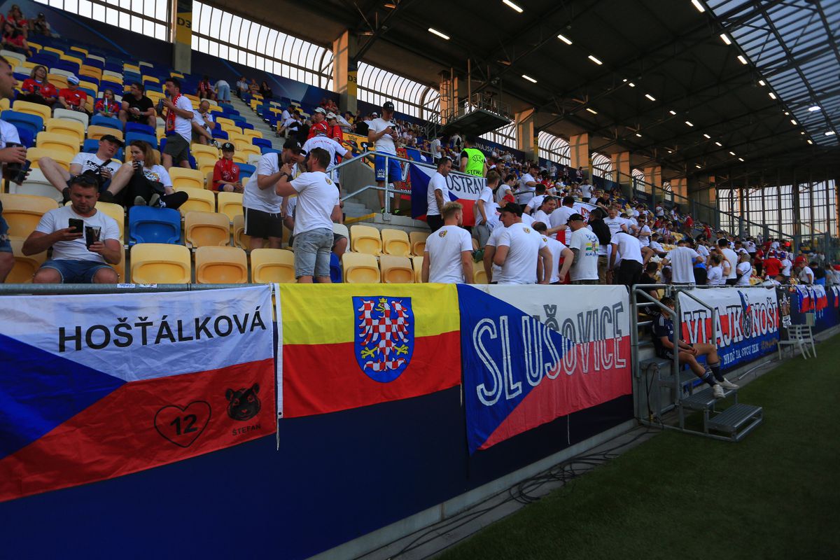 Cehia U21 - Anglia U21, imagini premergătoare partidei