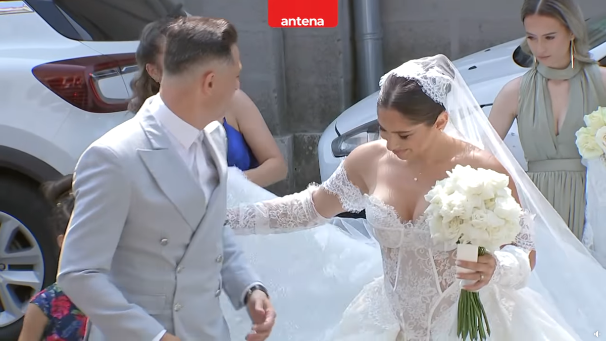 Imagini de la nunta lui Florinel Coman