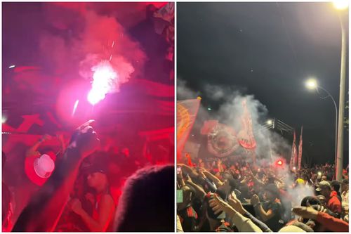 VIDEO Gaze lacrimogene și gloanțe de cauciuc: incidente la plecarea lui Flamengo spre Campionatul Mondial al Cluburilor