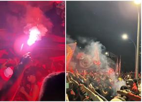 Gaze lacrimogene și gloanțe de cauciuc: incidente la plecarea lui Flamengo spre Campionatul Mondial al Cluburilor