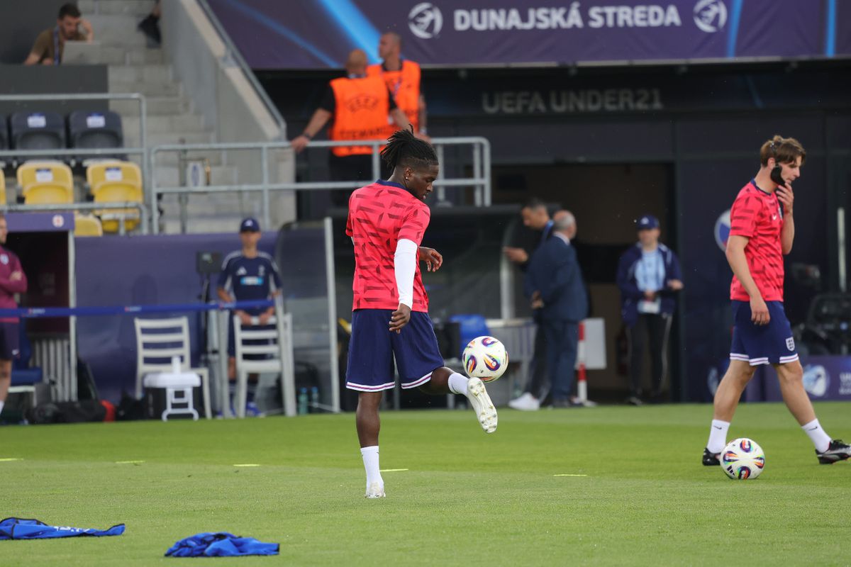 Cehia U21 - Anglia U21, imagini premergătoare partidei
