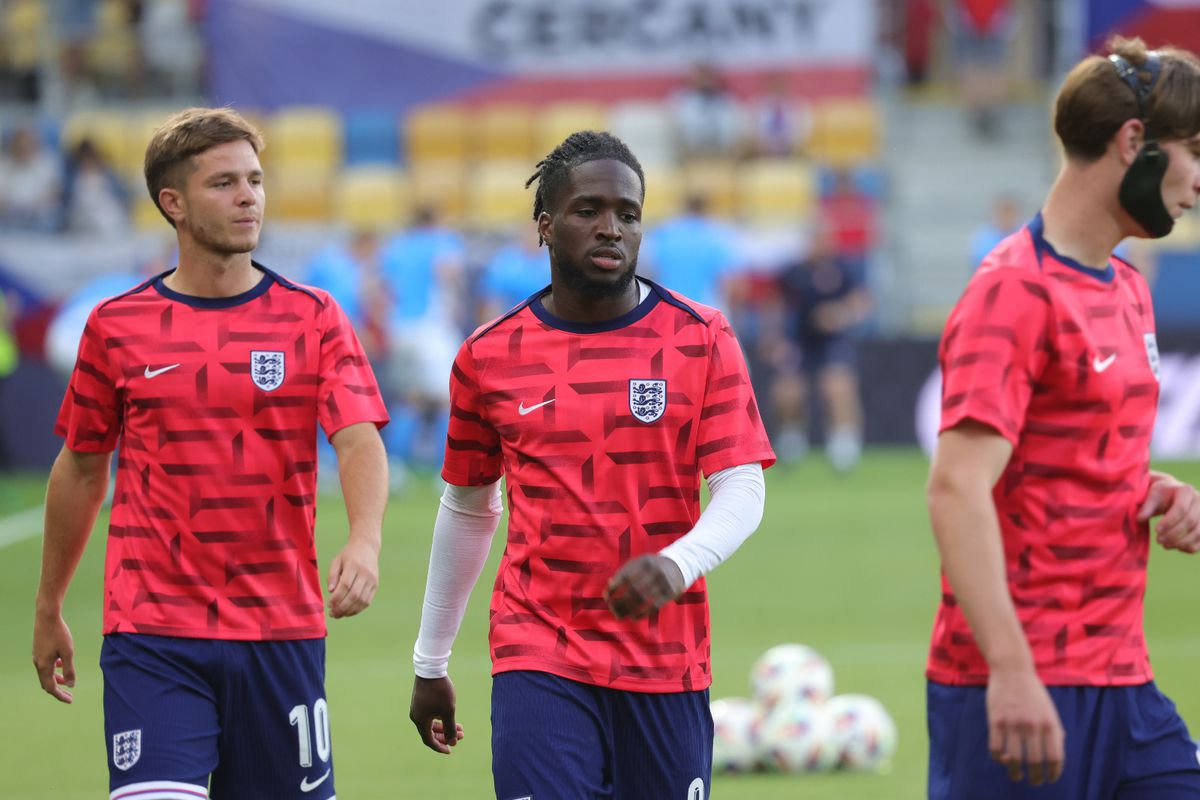 Cehia U21 - Anglia U21, imagini premergătoare partidei