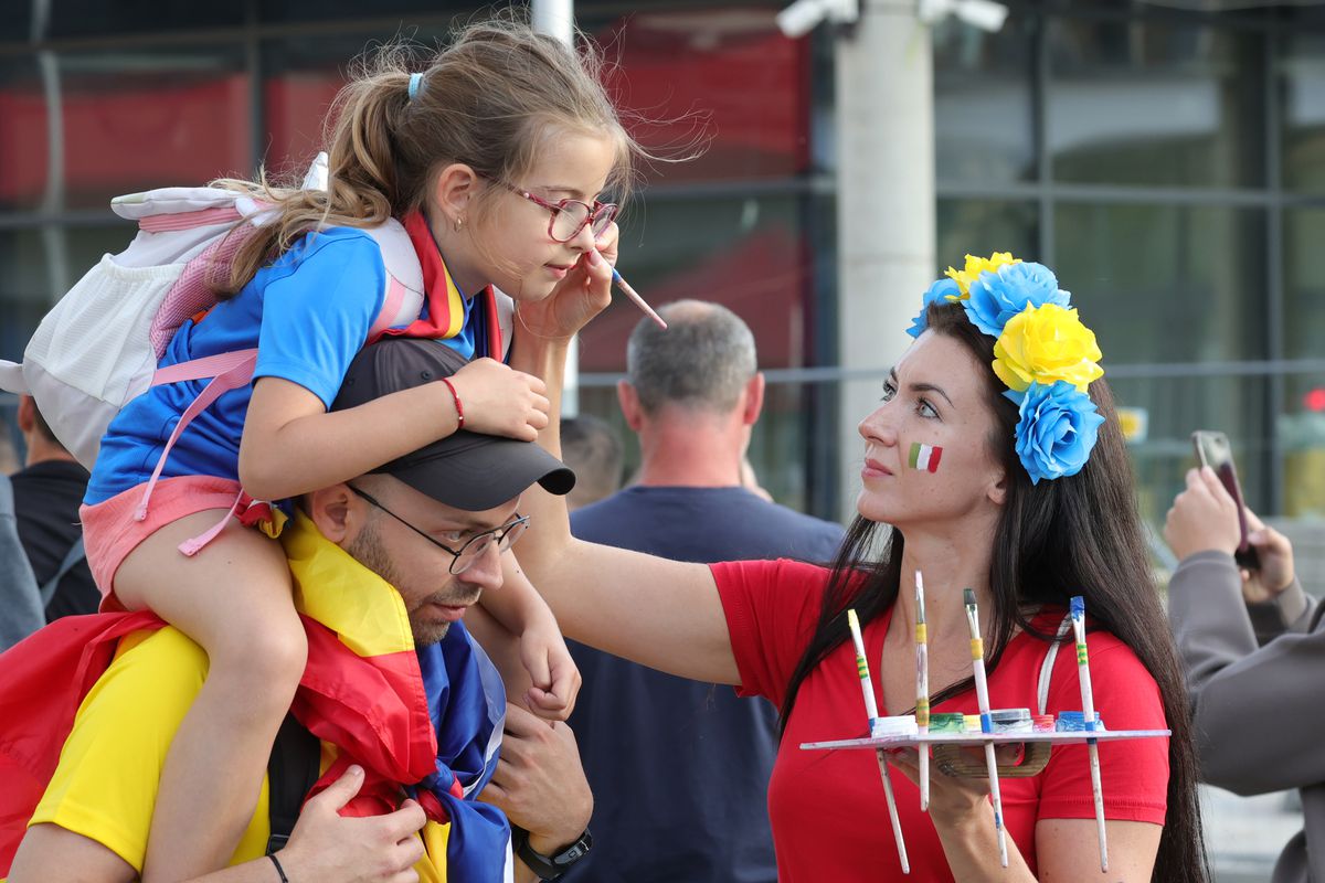 Imagini bune de la Italia U21 - România U21