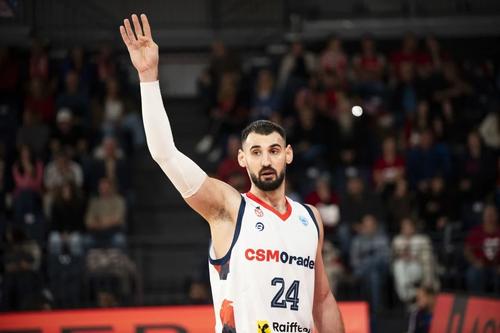 Bogdan Nicolescu, căpitanul lui CSM Oradea, va juca pentru U-BT Cluj-Napoca din sezonul 2025-2026/Foto: fiba.basketball