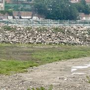 Așa arată situația pe șantierul stadionului Dinamo, lucrările fiind blocate. Foto: Andrei Crăițoiu (GSP.RO)
