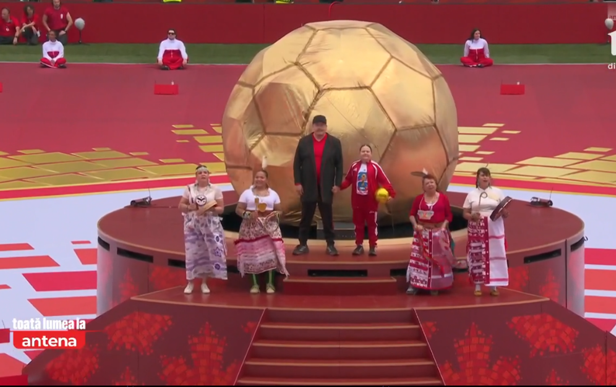 Canada - Bosnia, a doua ceremonie de deschidere a Mondialului