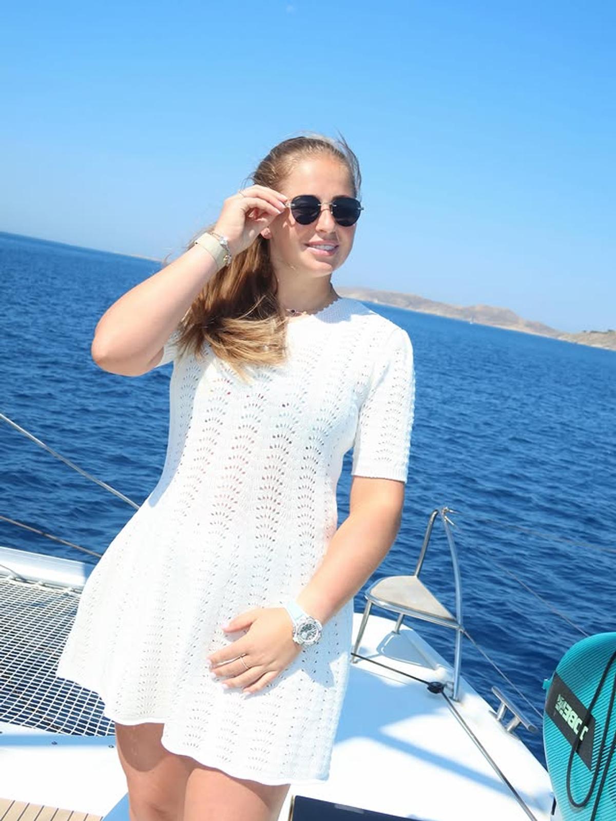 „Alona”, rivala care i-a făcut coșmaruri Simonei Halep, îndrăzneață în Grecia: „Pe curând, Mykonos”