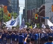 Fanii canadienii si cei bosniacii au dat nas în nas pe străzile din Toronto