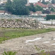 Așa arată situația pe șantierul stadionului Dinamo, lucrările fiind blocate. Foto: Andrei Crăițoiu (GSP.RO)