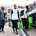 Kylian Mbappe pe aeroportul din Boston, la sosirea francezilor în SUA / Foto: Imago