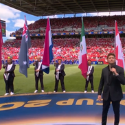 Canada - Bosnia, a doua ceremonie de deschidere a Mondialului / FOTO: Captur @Antena 1