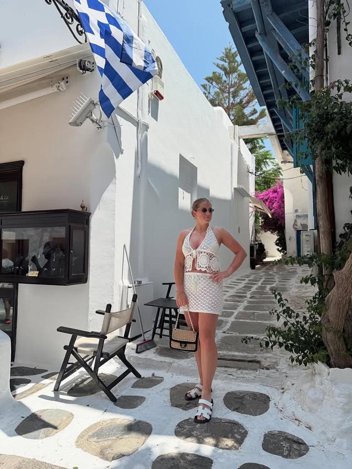 Jelena Ostapenko, îndrăzneață în Grecia/ Foto: Instagram @jelena.ostapenko