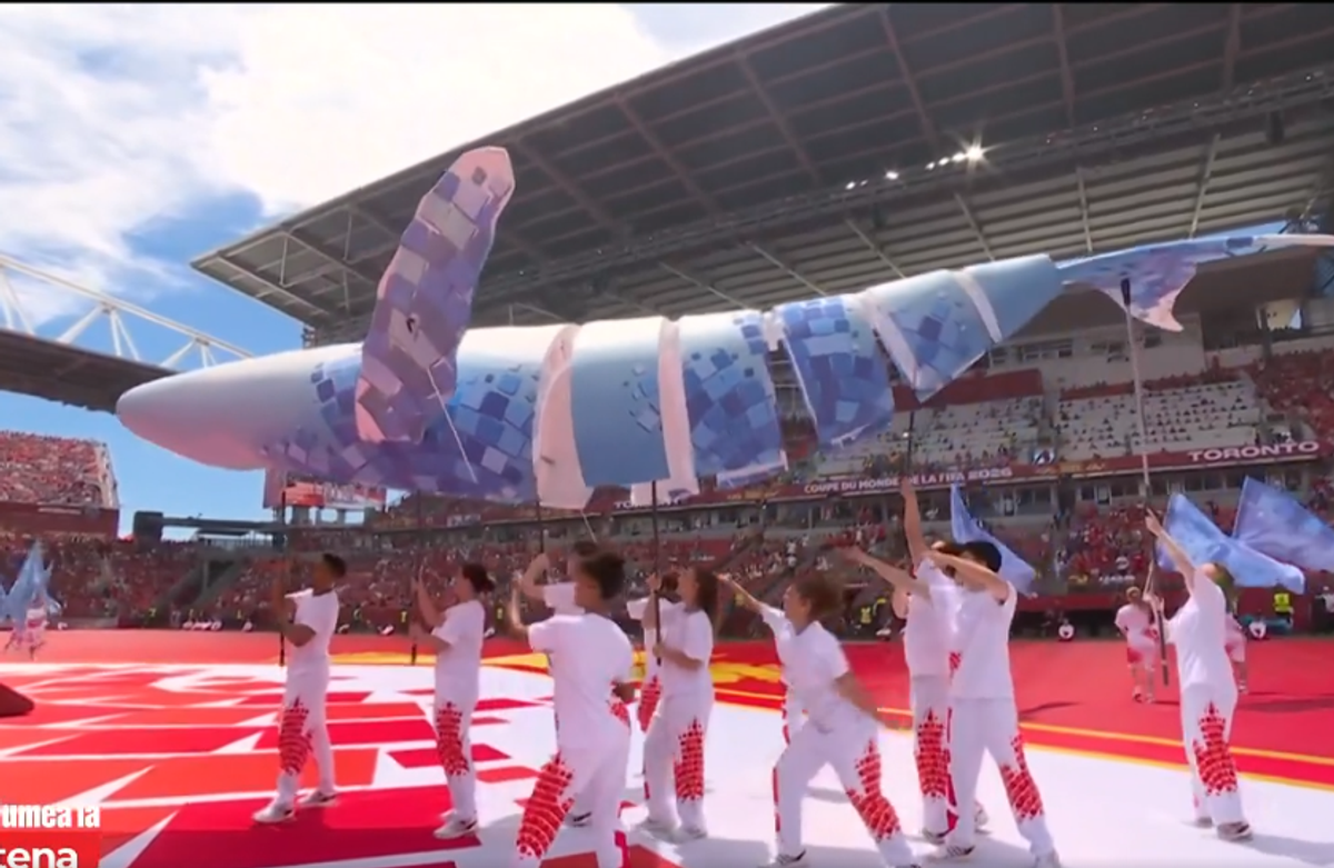 Canada - Bosnia, a doua ceremonie de deschidere a Mondialului