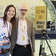 Ana Maria Brânză și Mihnea Măruță, la Sports Festival/Foto: Cristi Preda (GSP.ro)