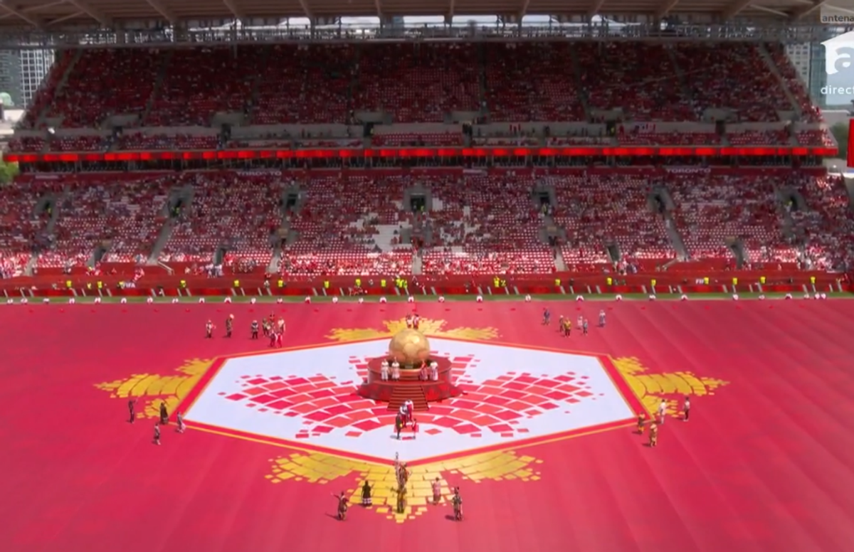 Canada - Bosnia, a doua ceremonie de deschidere a Mondialului