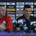 Claudiu Keșeru (dreapta) și Laurențiu Reghecampf au colaborat la FCSB între ianuarie și mai 2014