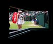 Vedere din boxă cu Simona Halep, după victoria din sferturi de finală FOTO Guliver/GettyImages