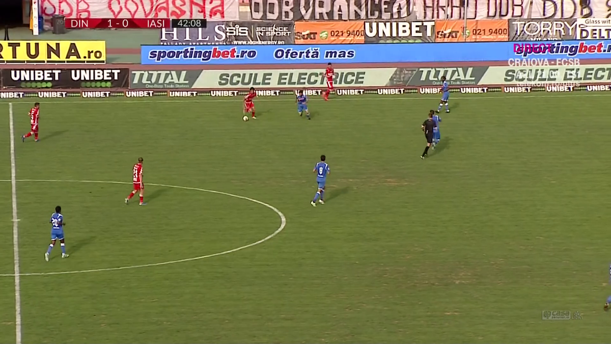 DINAMO - POLI IAȘI. Joc de B, gazon de B