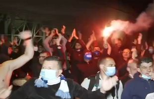 CRAIOVA - FCSB 2-1. FOTO + VIDEO Fiesta în Bănie! Jucătorii au sărbătorit alături de suporteri victoria cu roș-albaștrii