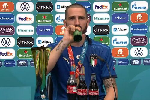 Bonucci, sărbătoare cu cu Heineken și Coca-Cola după finala EURO 2020