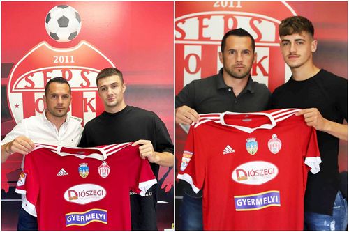 Sepsi OSK a semnat cu Vitalie Damascan (stânga) și Rareș Ispaș (dreapta) // foto: Facebook