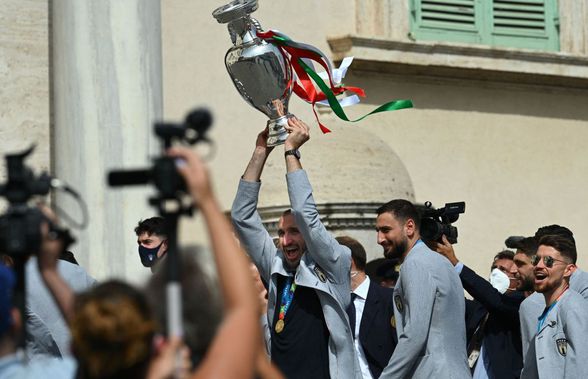 Primire specială pentru Italia, după câștigarea Euro 2020 » Cui i-a dedicat Chiellini victoria