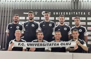 U Cluj și-a prezentat cele 9 transferuri » Ce au spus noii jucători ai lui Lincar
