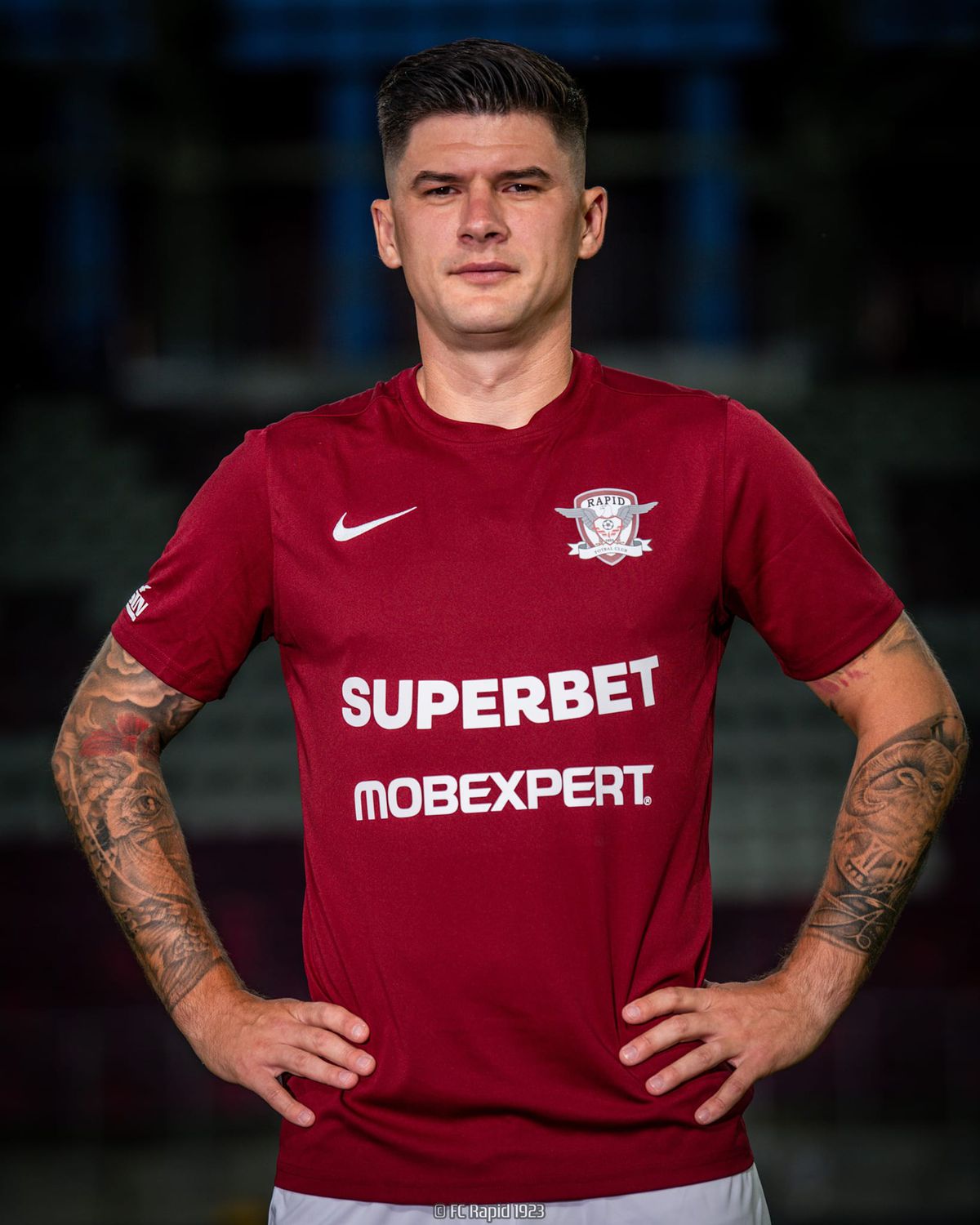 Rapid și-a prezentat noul echipament // FOTO: FC Rapid 1923