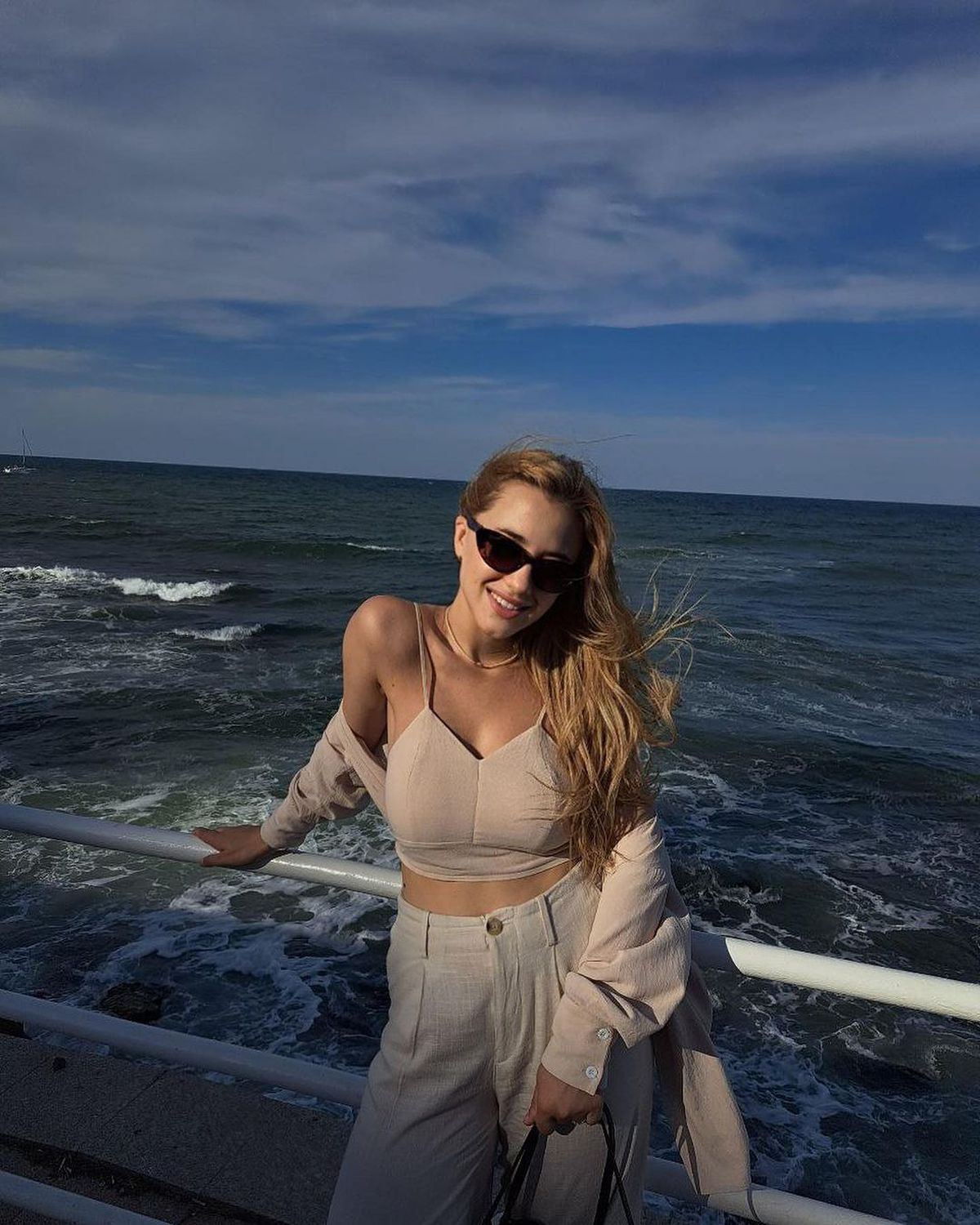 După Neversea, celebra jurnalistă din Moldova s-a acreditat la Farul - Sheriff