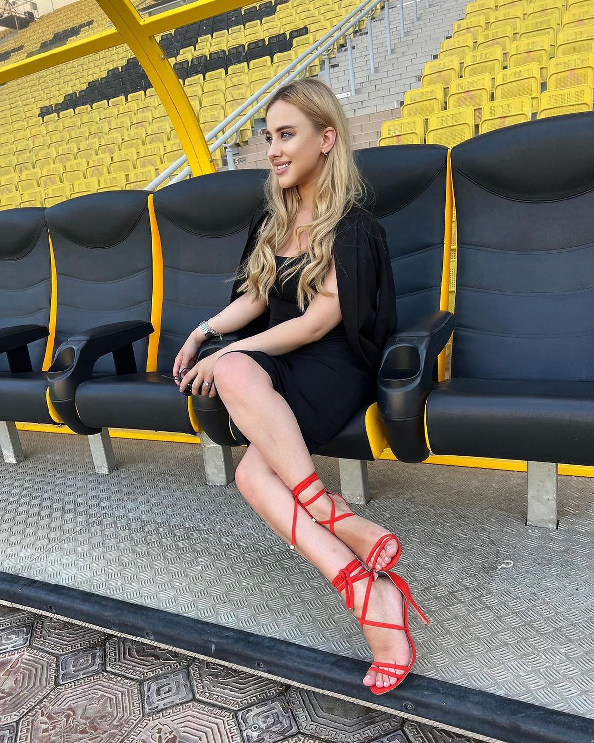 După Neversea, celebra jurnalistă din Moldova s-a acreditat la Farul - Sheriff