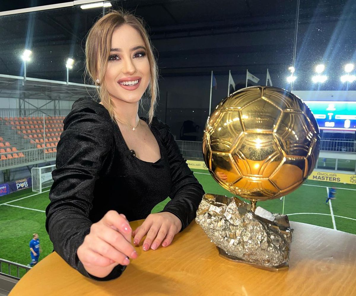 După Neversea, celebra jurnalistă din Moldova s-a acreditat la Farul - Sheriff