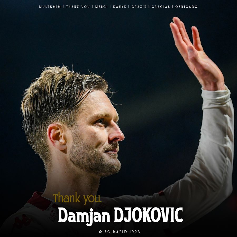 Damjan Djokovic a plecat de la Rapid