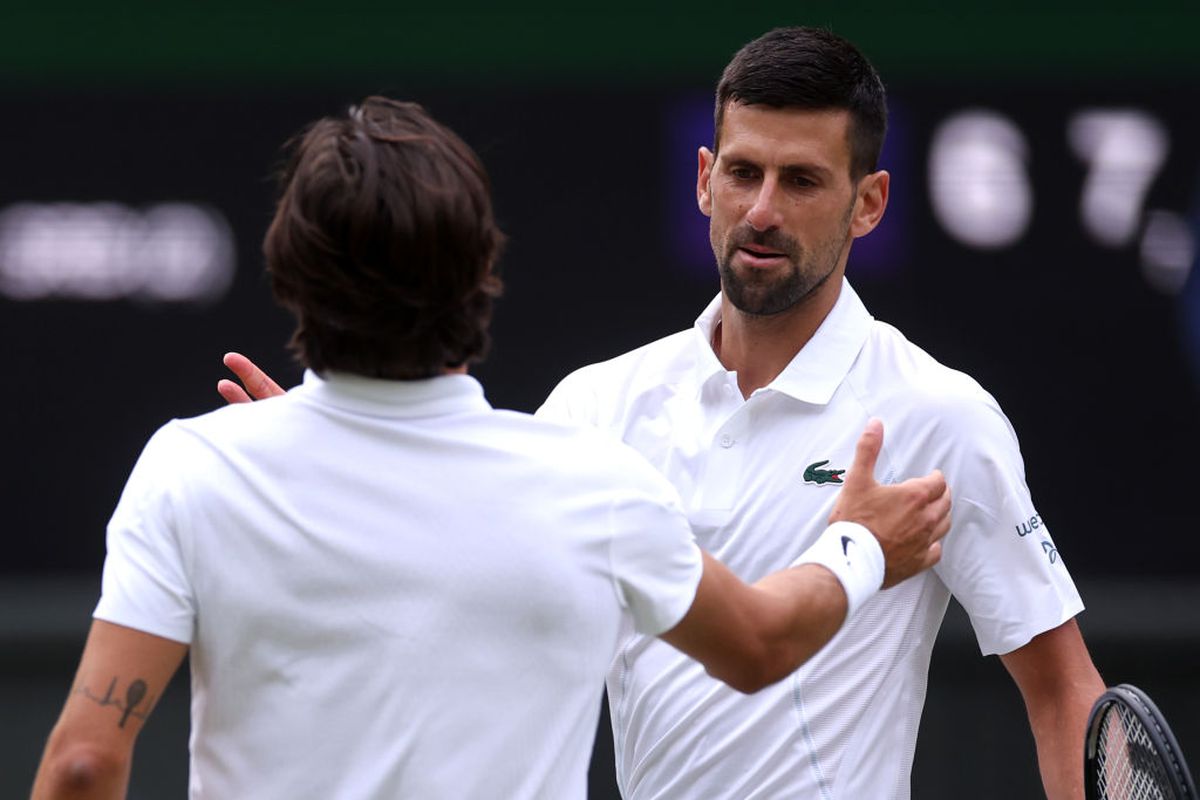 Novak Djokovic, victorie în semifinala cu Lorenzo Musetti