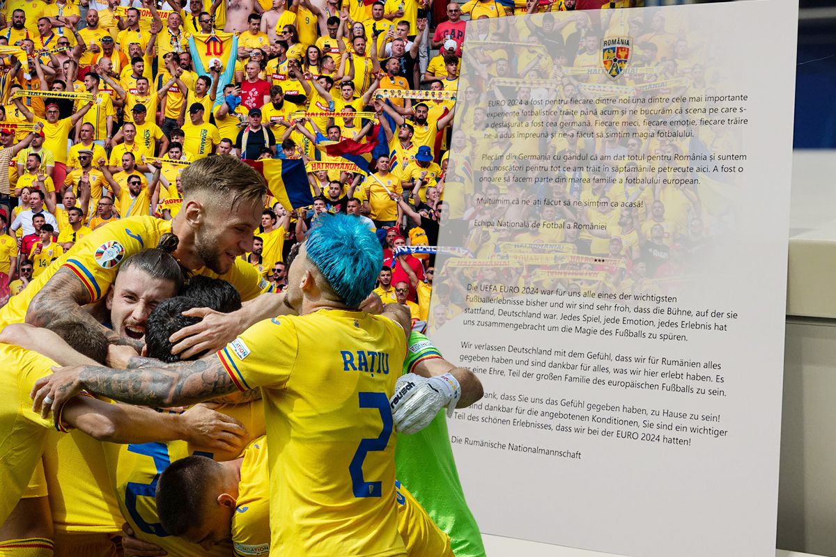 Cum s-a născut ideea mesajului lăsat în vestiarul României care a surprins toată Europa? „Acesta este de fapt marele câștig după acest Euro”