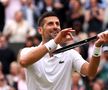 Novak Djokovic (37 de ani, 2 ATP) l-a învins pe Lorenzo Musetti (22 de ani, 25 ATP), scor 6-4, 7-6(2), 6-4, și s-a calificat în finala turneului de la Wimbledon.