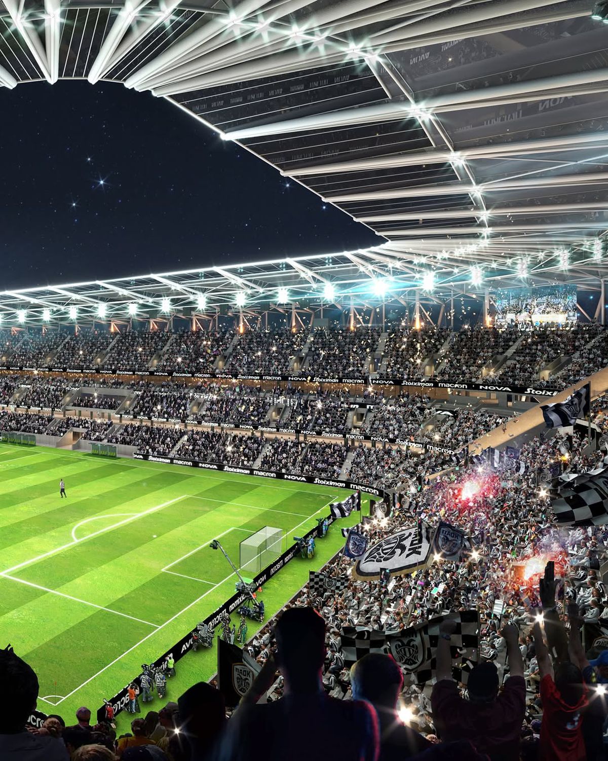 PAOK a dezvăluit planurile pentru noul stadion revoluționar: „Mai mult decât un teren de fotbal” » Ce se întâmplă cu celebra „Gate 4”